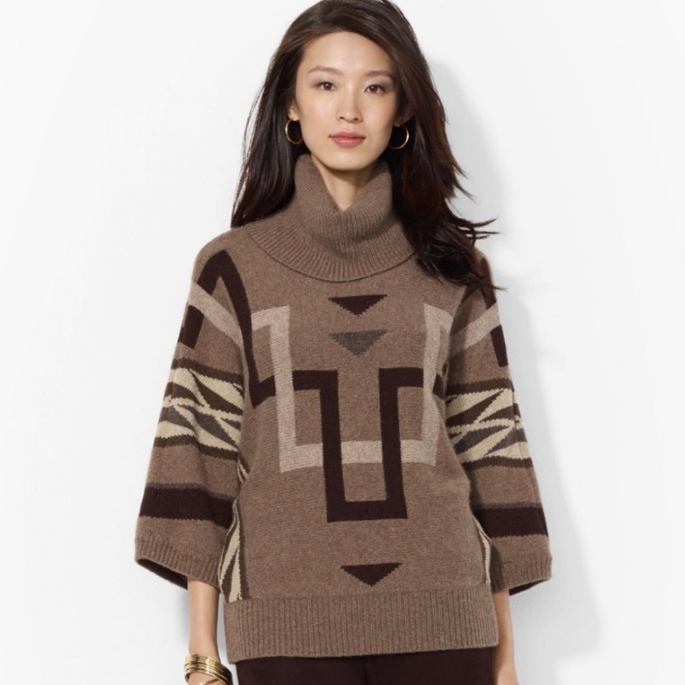 Ralph Lauren Aztec Cowneck Sweater